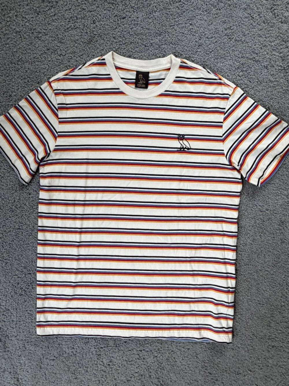 OVO Multi-Stripe T-shirt - October's Very Own Men's Size M - New Without Tags
